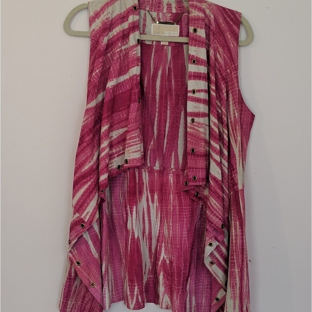 Michael Kors suede tie dye vest - Picture 5 of 7